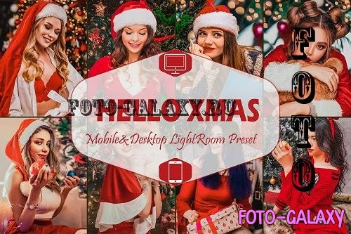 12 Hello Xmas Mobile & Desktop Lightroom Presets, Red - 2346620