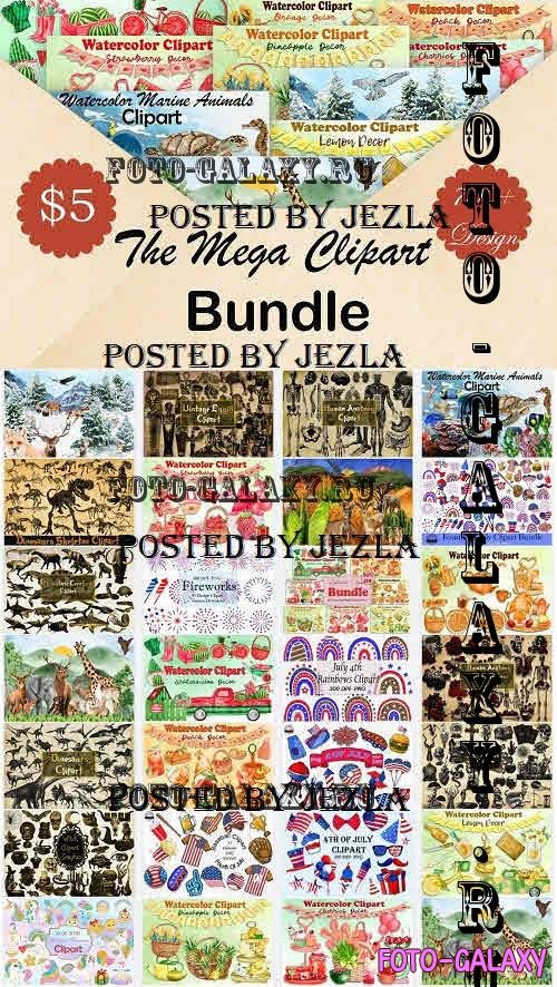 The Mega Clipart Bundle - 27 Premium Graphics