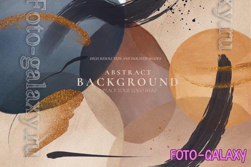 PSD colorful abstract background with modern shapes