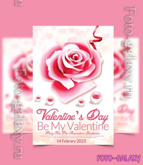 PSD happy valentine day party flyer vol 2