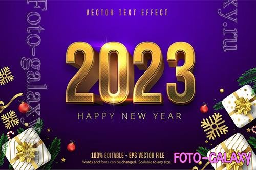 2023 New Year - Editable Text Effect, Font Style