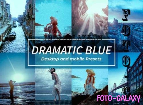 8 Dramatic Blue Lightroom Presets