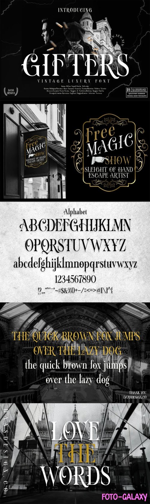 Gifters - Vintage Luxury Font