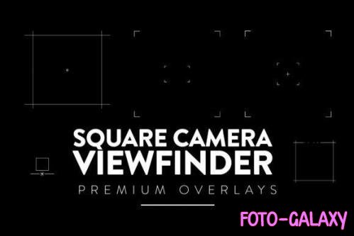 15 Square Camera Viewfinder Overlays - 11014232