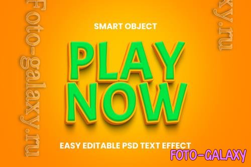PSD kids playful colorful text effect mockup