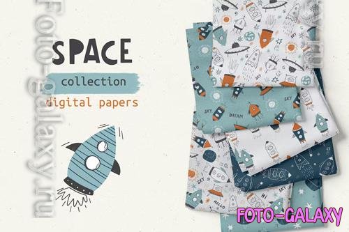 Space Baby Digital Paper Pack