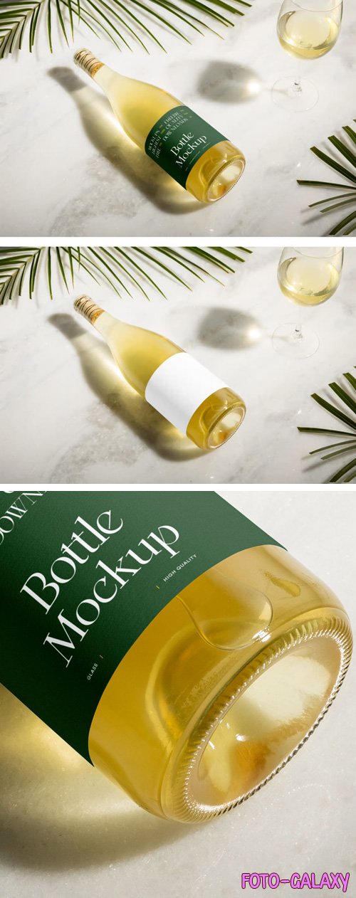 Oil Bottle PSD Mockup Template