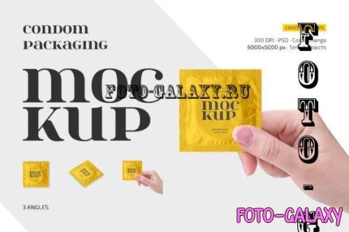 Condom Packaging Mockup Set - 13418058