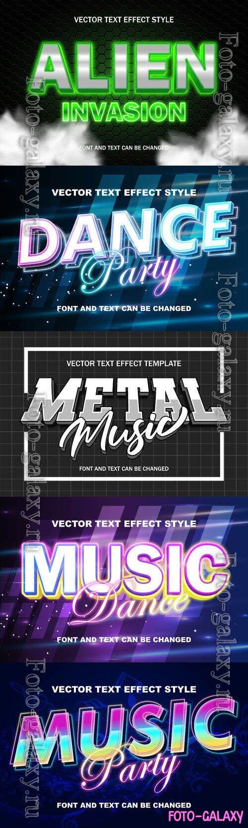 Vector 3d text editable, text effect font design
 set vol 70 