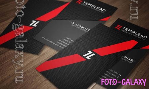 Business card psd mockup company desing template