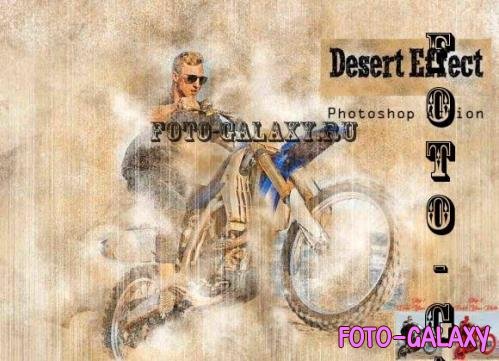 Desert Effect Photoshop Action - 17640778