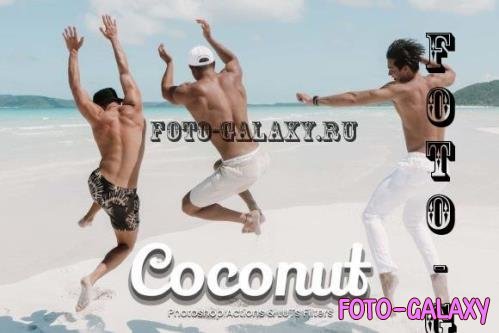 10 Coconut Photoshop Actions ACR LUT - 17645137