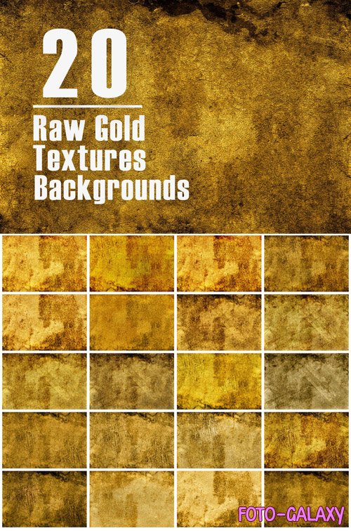Raw Gold Textures Collection