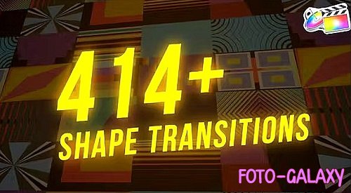 Videohive - 414+ Shape Transitions 45956357 - Project For Final Cut & Apple Motion