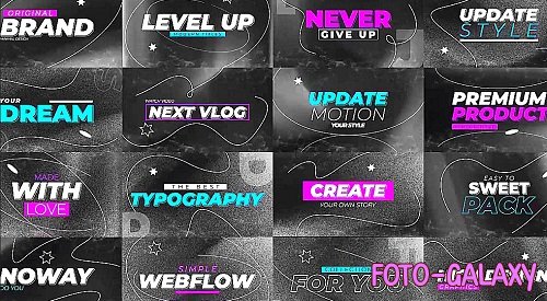 Videohive - Abstract Text Titles 45993382 - Project For Final Cut & Apple Motion