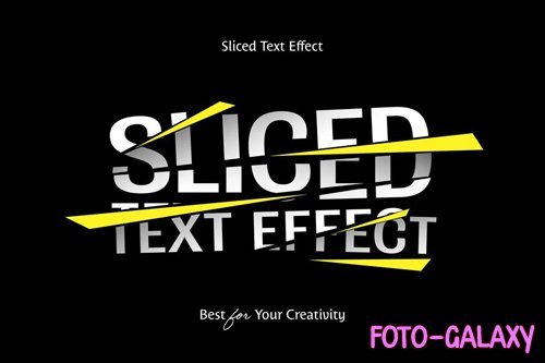 Sliced Text Effect for Photoshop
