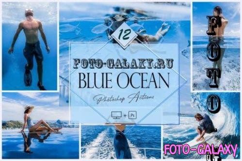 12 Photoshop Actions, Blue Ocean Ps