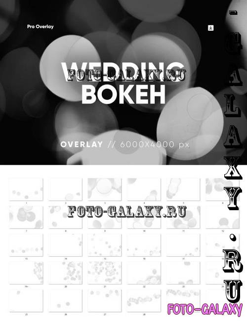 30 Wedding Bokeh Overlay - 26069789