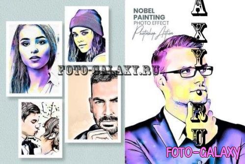 Nobel Painting Photoshop Actions - 17634865