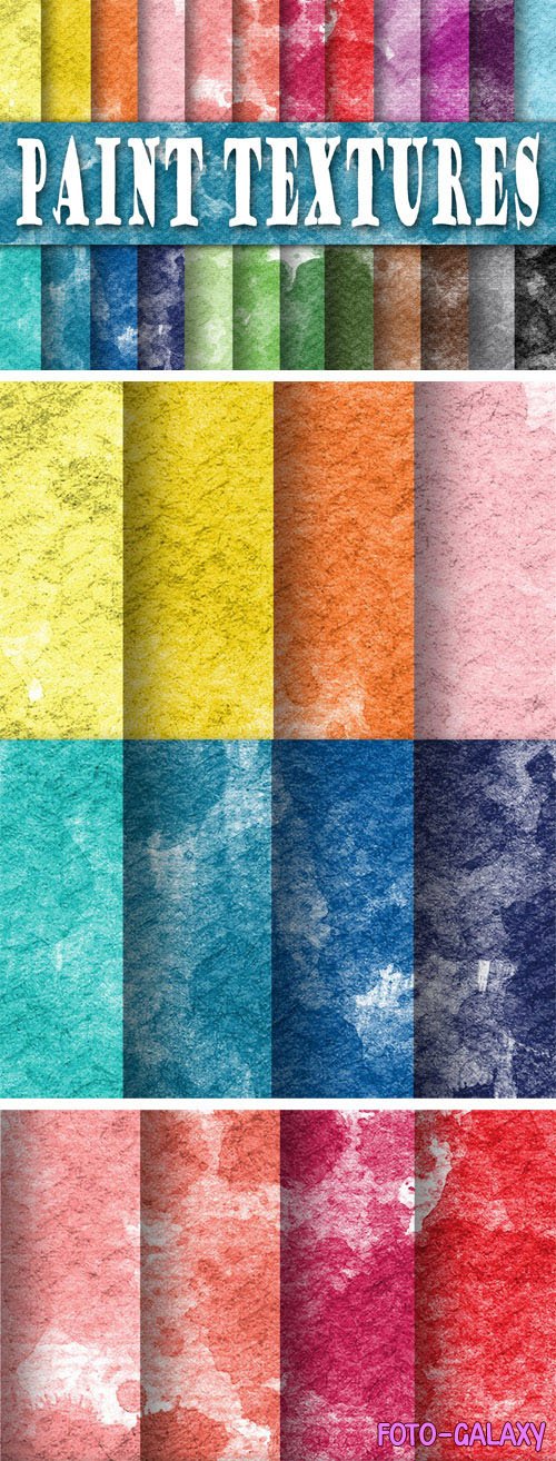 Watercolor Paint Textures Collection