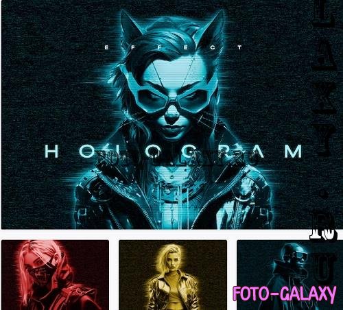 Hologram Photo Effect - 42174426