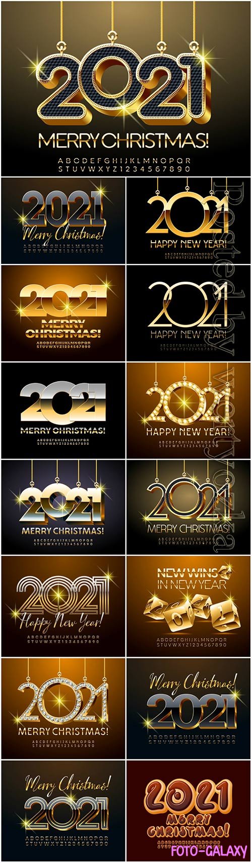 Diamond merry christmas, 2021, alphabet, letters, numbers, shiny, font