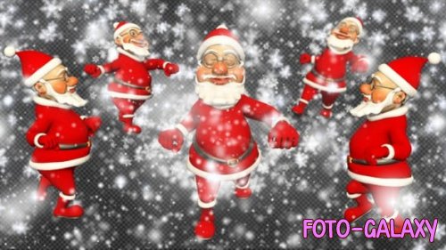 Videohive - Santa Funny Transition (4 Pack) - 22907995