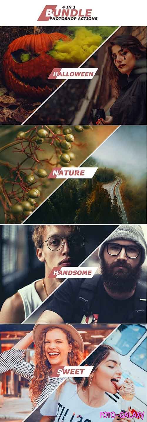 GraphicRiver - 4 IN 1 Photoshop Actions October Bundle 1 28998198