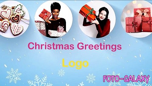 Christmas Greetings Logo Reveal 854236 - Project for After Effects