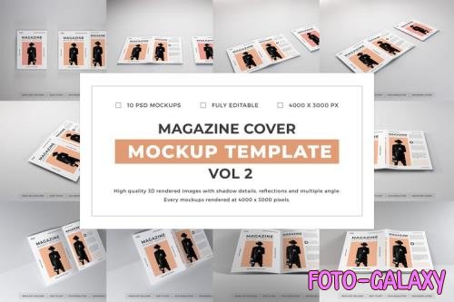 Magazine Cover Mockup Template Bundle Vol 2 - 1080582