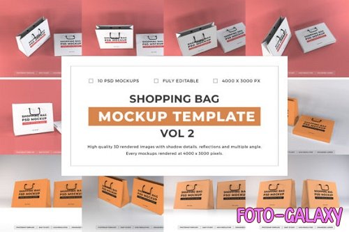 Shopping Bag Mockup Template Bundle Vol 2 - 1080772