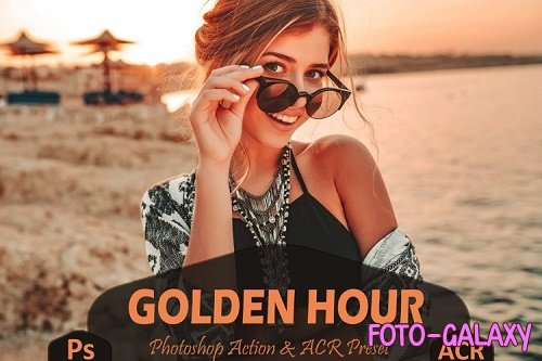 10 Golden Hour Photoshop Actions And ACR Presets, Sunset Ps - 1010697