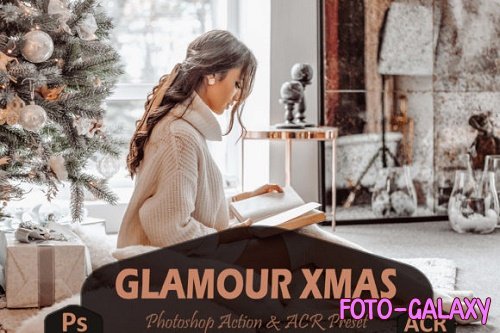 10 Glamour Xmas Photoshop Actions