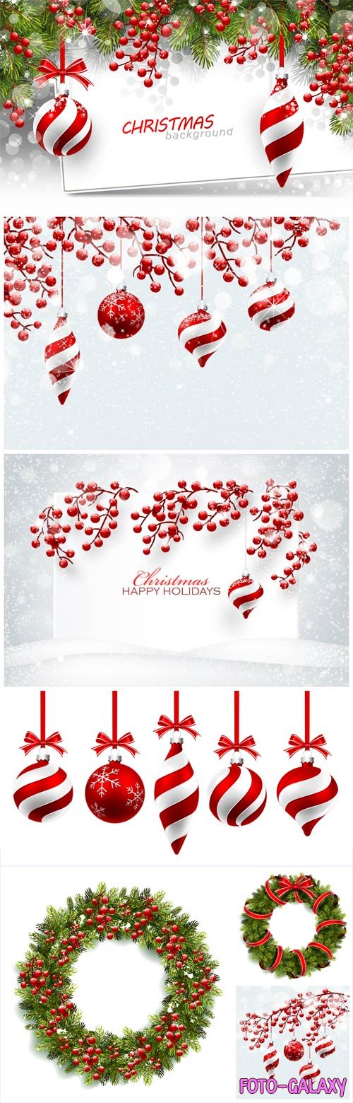 New Year and Christmas illustrations in vector 40