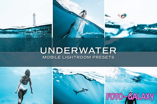 CreativeMarket - 5 Underwater Lightroom Presets 5699142