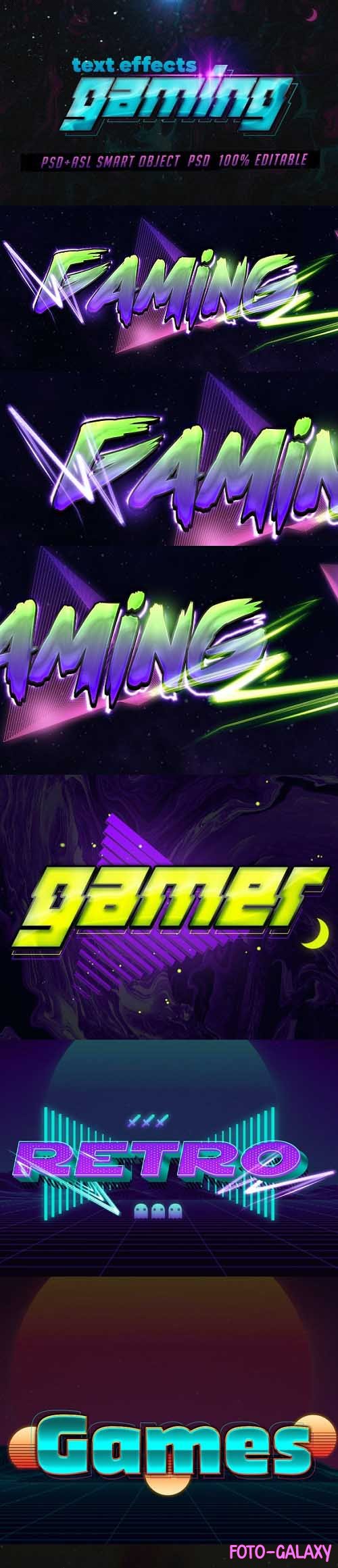 GraphicRiver - Gaming Text Effects - Psd & Layer Styles 29727123