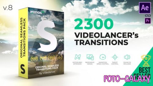 Videohive - Videolancer's Transitions | Original Seamless Transitions Pack V8 - 18967340