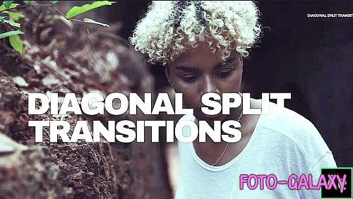 Diagonal Split Transitions 879696 - Project for After Effects