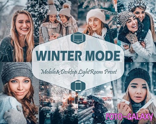 10 Winter Mode Mobile & Desktop Lightroom Presets