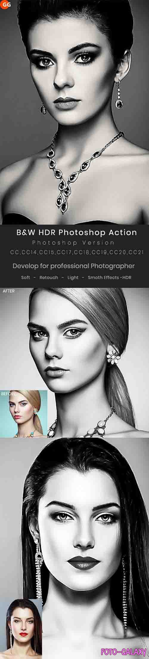 GraphicRiver - B&W HDR Photoshop Action 29947060
