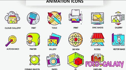 Photo and Print - Animation Icons 903074 - Project for After Effects