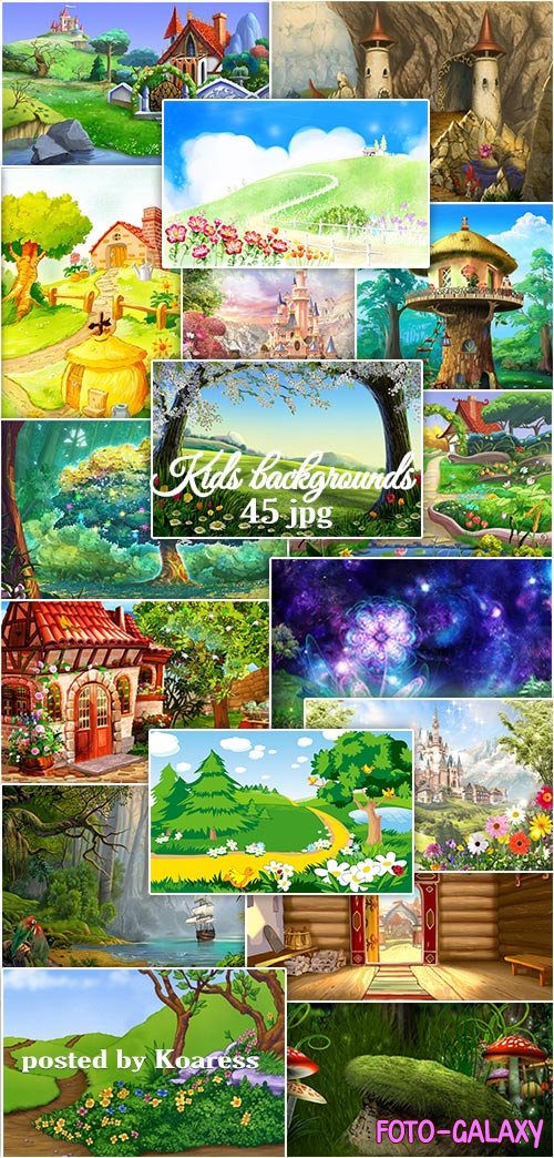       - Kids painted backgrounds for collages