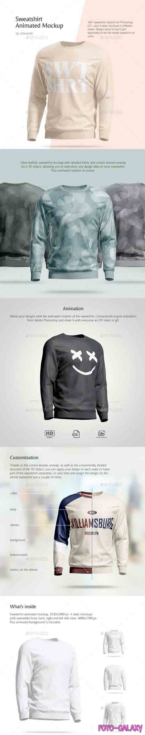 CreativeMarket - Sweatshirt Animated Mockup 4520102