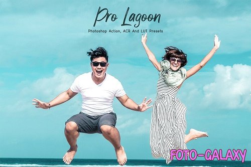 10 Photoshop Actions ACR Presets LUT filters Neo Lagoon - 1359382