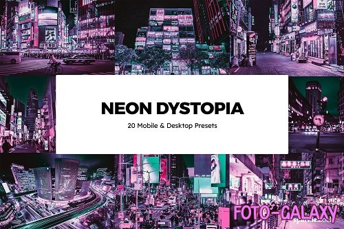 20 Neon Dystopia Lightroom Presets - 6134519