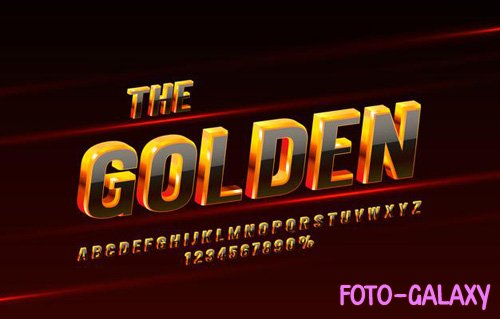 Golden font set vol 2