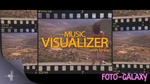 Music Visualizer Letters With Lyrics 779188 - Project for After Effects