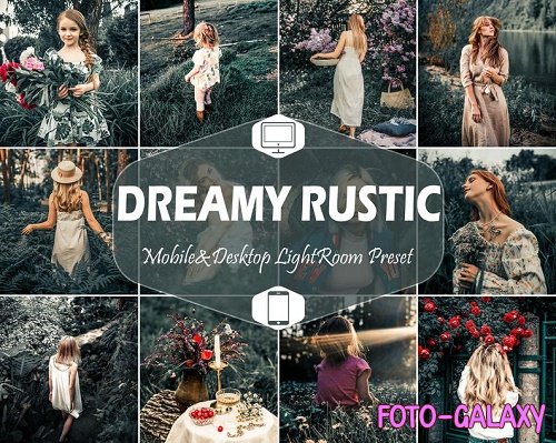 14 Dreamy Rustic Mobile & Desktop Lightroom Presets
