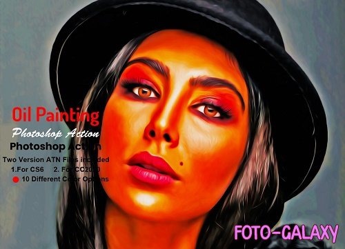 Oil Painting Photoshop Action - 6206791