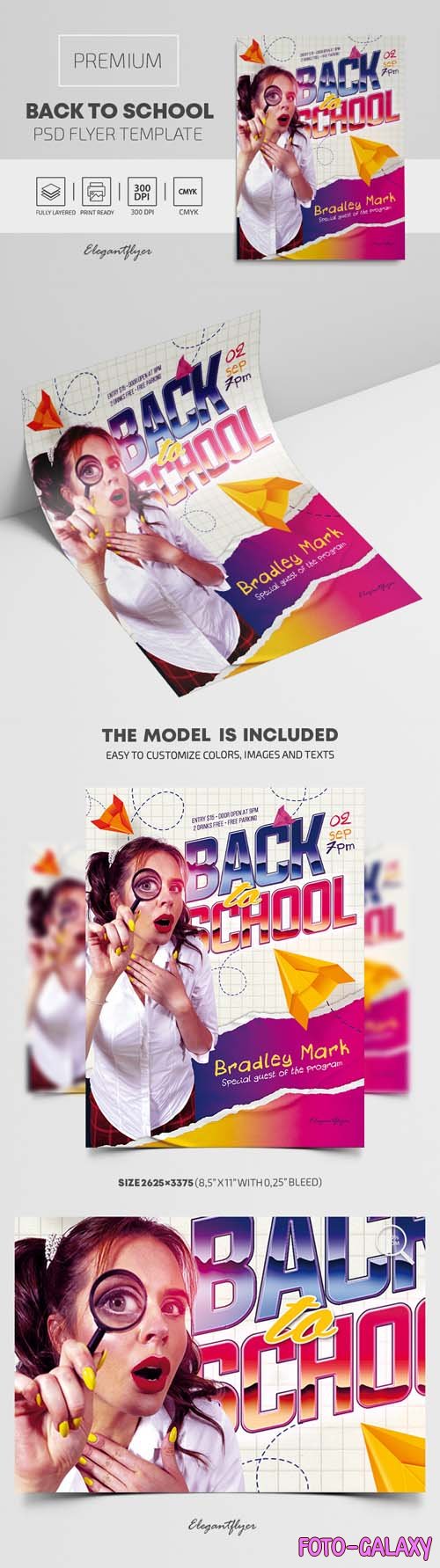 Back to School PSD Flyer